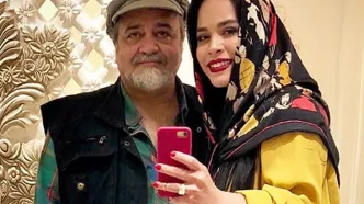 شوخی بامزه محمدرضا شریفی‌نیا با دخترش بمناسبت تولدش