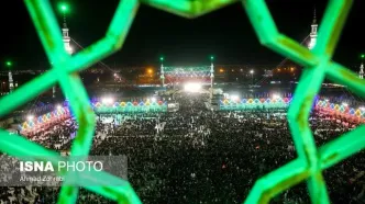 تصاویر: شب نیمه شعبان در مسجد مقدس جمکران