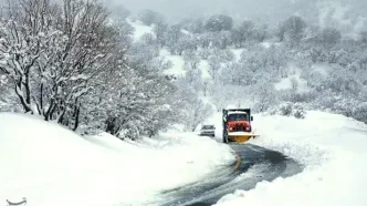 آخرین وضعیت راه‌ها؛ کولاک برف در جاده‌های ۶ استان