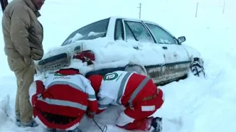 امدادرسانی به ۲۹۴ نفر در برف و کولاک خلخال و سرعین