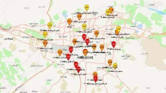 چنگال کرکس آلودگی هوای تهران روی گلوی شهروندان! | شاخص آلودگی روی عدد 150