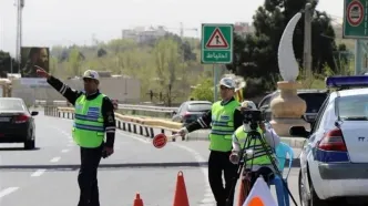 وضعیت ترافیک جاده شمالی آزادراه تهران - کرج