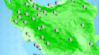 نفوذ سامانه بارشی و کاهش دما از فردا