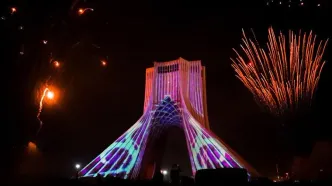 ویدیو مپینگ برج آزادی در شب میلاد امام زمان(عج)