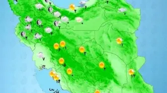 ورود سامانه بارشی جدید از فردا / بارش برف در غرب کشور + نقشه