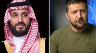 رایزنی زلنسکی با بن سلمان درباره فرمول صلح کی‌یف