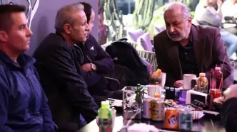 ضیافت ناهار پرسپولیس و دیدار صمیمی گل‌محمدی با درویش