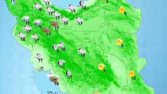 کاهش نسبی دما در نیمه شمالی کشور