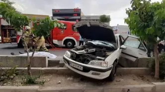 تصادف هولناک پژو پارس با پژو 206 در جاده هندیجان / زن جوان در کنار شوهرش تسلیم مرگ شد