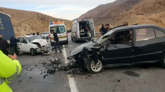 ۴ مصدوم در پی حادثه رانندگی در محور مرند جلفا