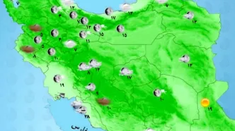 فعالیت سامانه بارشی در جنوب کشور