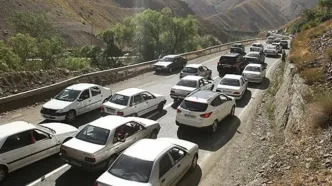 ترافیک سنگین در جاده چالوس / جاده کندوان بسته شد!