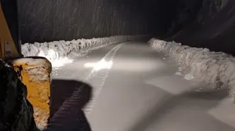 بارش ۷۰ سانتی ‌برف در گردنه ژالانه کردستان