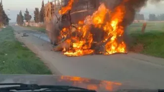 حمله پهپادی اسرائیل به کامیونی در مرز سوریه با لبنان