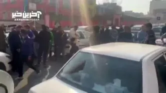 (ویدئو) شعار نویسی و اتهام خیانت به خطیر بر روی دیوار باشگاه استقلال