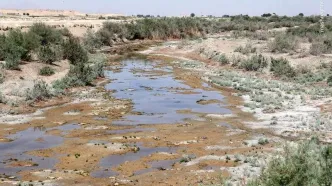 پس از ۱۹۶ روز  آب در زاینده‌رود جاری شد