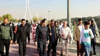 برگزاری همایش بزرگ پیاده‌روی تهران با حضور مدیران و کارکنان شهرداری
