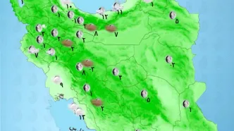 بارش باران در مناطق شمالی و غربی کشور