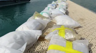 کشف یک تن مواد مخدر در آب‌های خلیج فارس