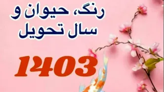 لحظه تحویل سال 1403 / حیوان سال 1403 و رنگ سال 1403 + فیلم