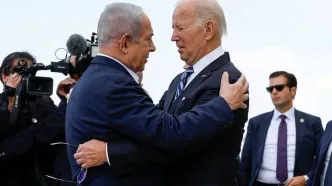 خون فلسطینیان دامن بایدن را می گیرد/ آیا جنگ غزه باعث نابودی رئیس جمهور آمریکا در انتخابات 2024 می شود؟