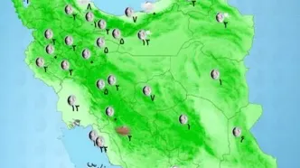 سامانه بارشی جمعه وارد ایران می‌شود