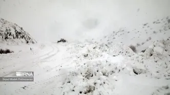 خبر مهم شبانه برای مسافران جاده چالوس | بارش برف سنگین در جاده چالوس