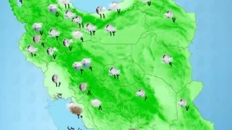 ورود سامانه بارشی جدید از دوشنبه | امروز هوای کدام مناطق بارانی خواهد بود؟ +نقشه