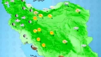 فعالیت سامانه بارشی در شمال شرق کشور /هشدار هواشناسی برای سواحل خزر + نقشه هوای استان ها