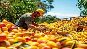 (ویدئو) روش خلاقانه استرالیایی ها برای پرورش، برداشت و بسته بندی هزاران تن انبه