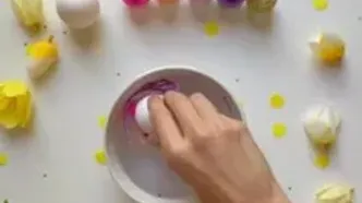 (ویدئو) تخم مرغ هفت سین رو اینطوری تزیین کنید