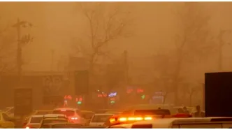 هشدار سریع ورود گرد و خاک از کشور عراق