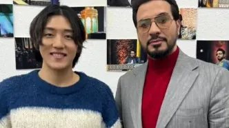 آموزش خواننده معروف کره‌ای به قاری قرآن روی آنتن تلویزیون/ ویدئو
