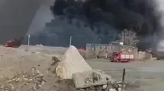 فیلم از آتش سوزی مهیب در خرم آباد + جزئیات خسارات و آسیب دیدگی