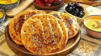 طرز تهیه نان سنتی ترکیه‌ای برای ماه رمضان