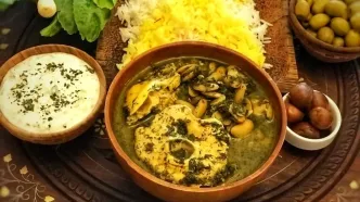 طرز تهیه باقالا خورش رشتی اصیل+فیلم