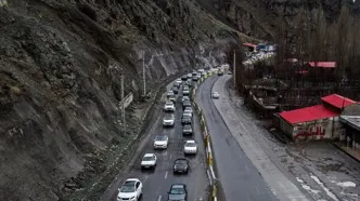 ترافیک سنگین  3 کیلومتری در کندوان