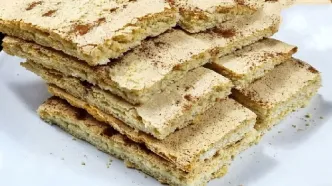 طرز تهیه لذیذترین شیرینی دارچینی فقط با ۴ قلم مواد+ فیلم / این شیرینی دارچینی طی ۱۵ دقیقه حاضر است