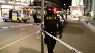 حمله افراد نقاب‌پوش به نشست سیاسی در سوئد