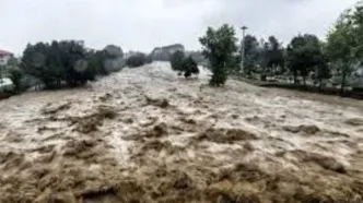 سیلاب وحشتناک در استان یزد/ ویدئو