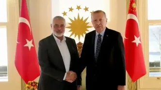 هنیه و اردوغان در استانبول دیدار کردند