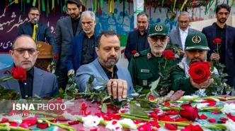 تصاویر: تشییع و خاکسپاری پیکر شهید گمنام در وزارت امور اقتصادی و دارایی