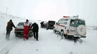 بارش شدید برف بهاری در روز عید فطر