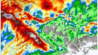 رگبار باران در نقاط مختلف کشور