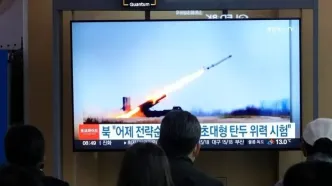 آزمایش موشکی کره شمالی در وسط جاده!/ تصاویر