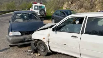 ۹ مصدوم بر اثر تصادف رانندگی در جاده سرچم