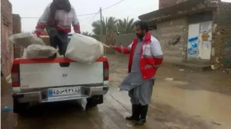 امدادرسانی به ۴۳ نفر سیل زده در جنوب سیستان و بلوچستان