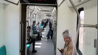 آغاز مسافرگیری قطار ملیِ مترو