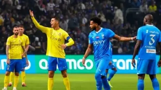 النصر به الهلال باخت/ رونالدو از کوره در رفت و اخراج شد!