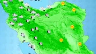 رگبار باران برای اغلب نقاط کشور / سرد شدن ۶ تا ۱۰ درجه در نیمه شمالی